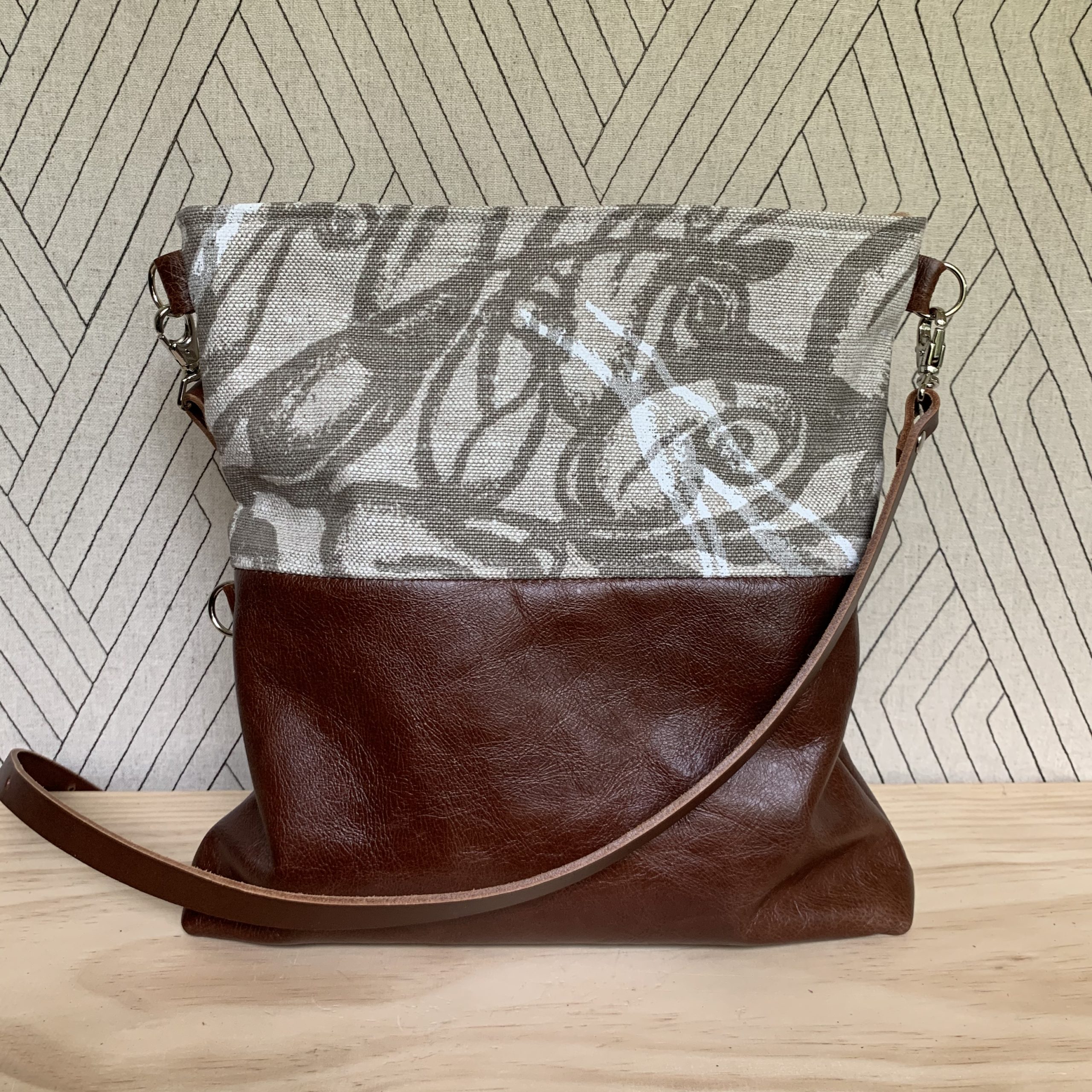 Grevillea Foldover Bag - Natural » Sitting Pretty Designs