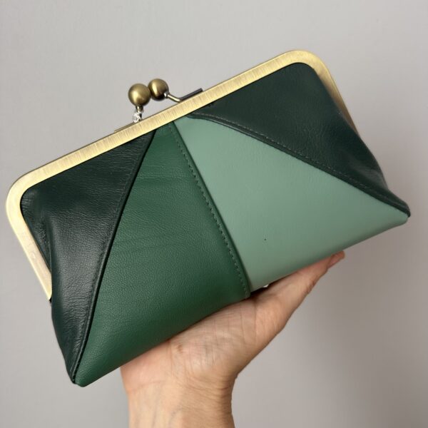Geo Clutch - Greens