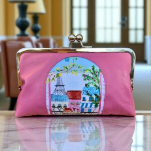 Parisian Clutch - Peony Pink
