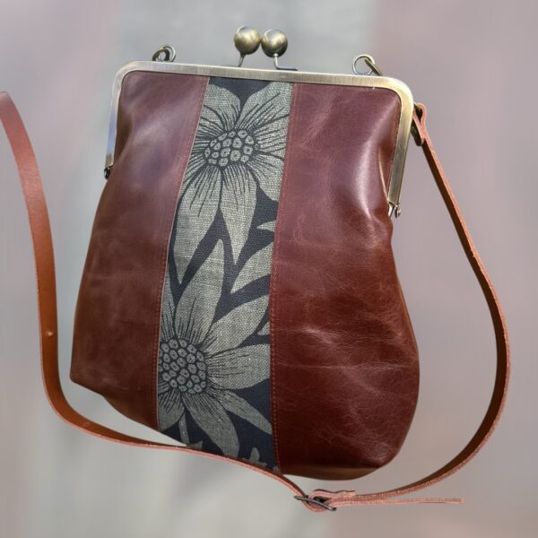 Nancy Bag - Flannel & Dark Tan - Image 4
