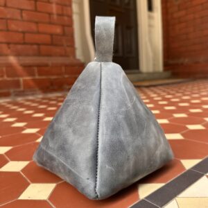 Pyramid Door Stop - Waxy Blue