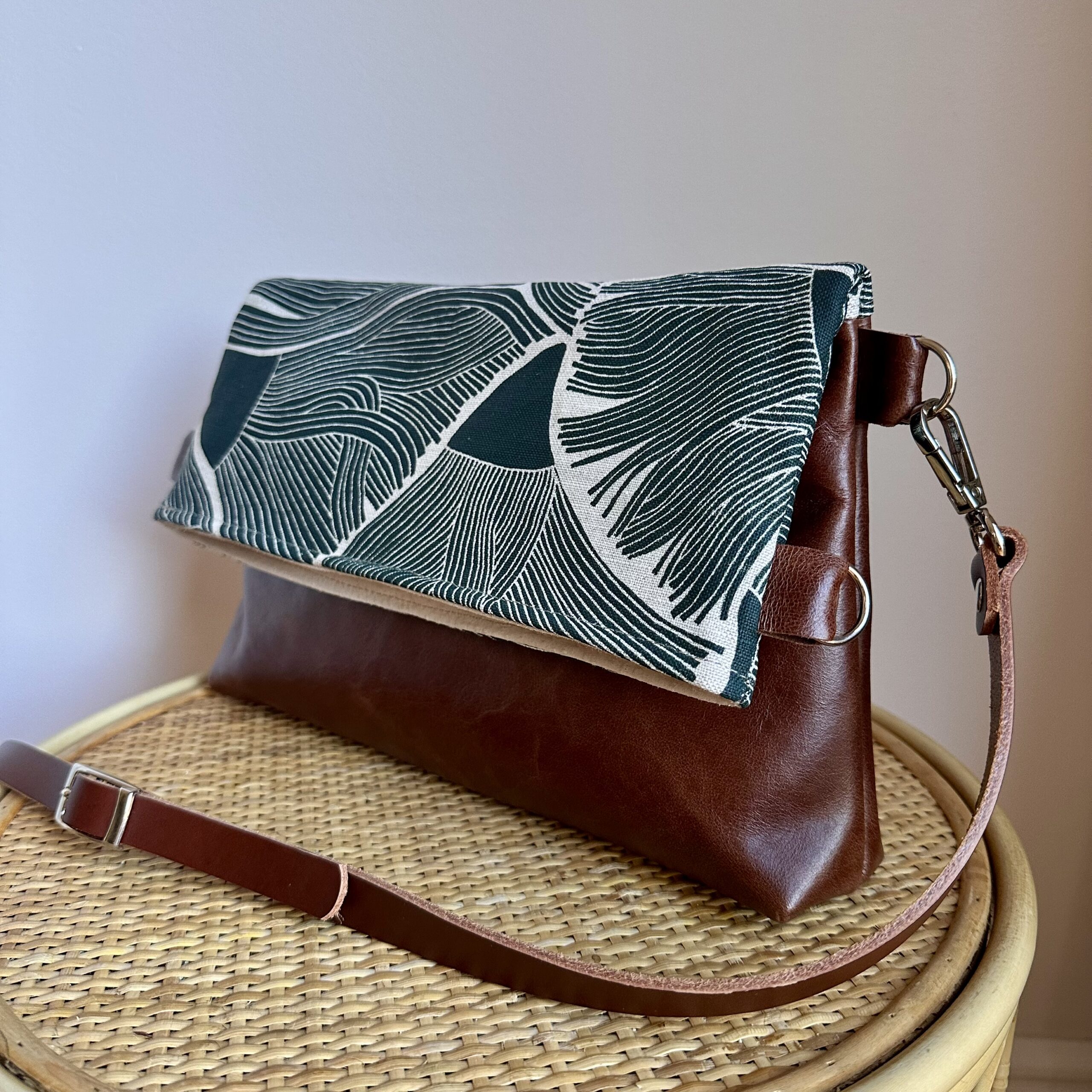 Gum Foldover Bag - Daytona Tan