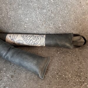 Waxy Blue Leather X Botanica Door Snake