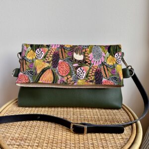 Kirsten Fold Over Bag - Moss