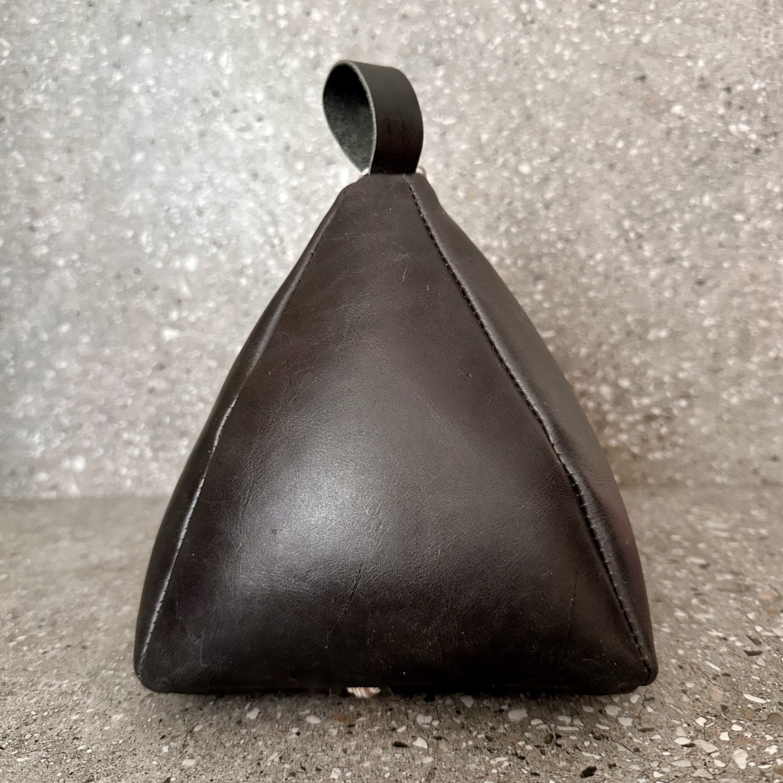 Leather Door Stop - Black