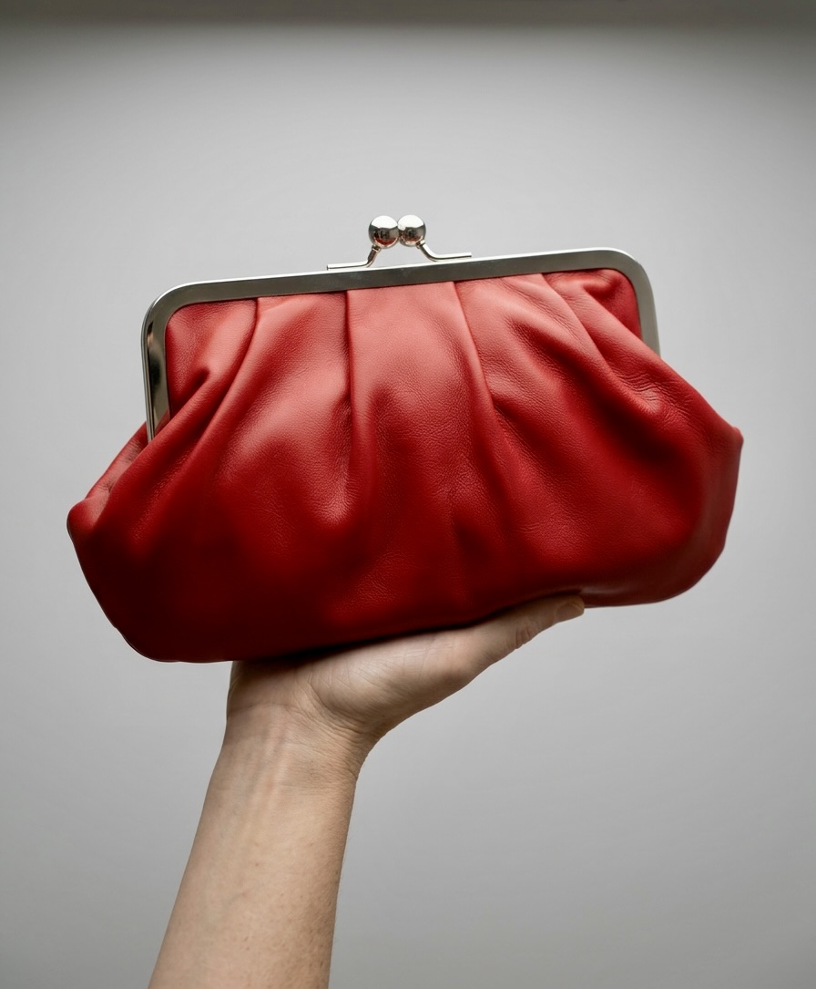 Razzle Dazzle Clutch - Red
