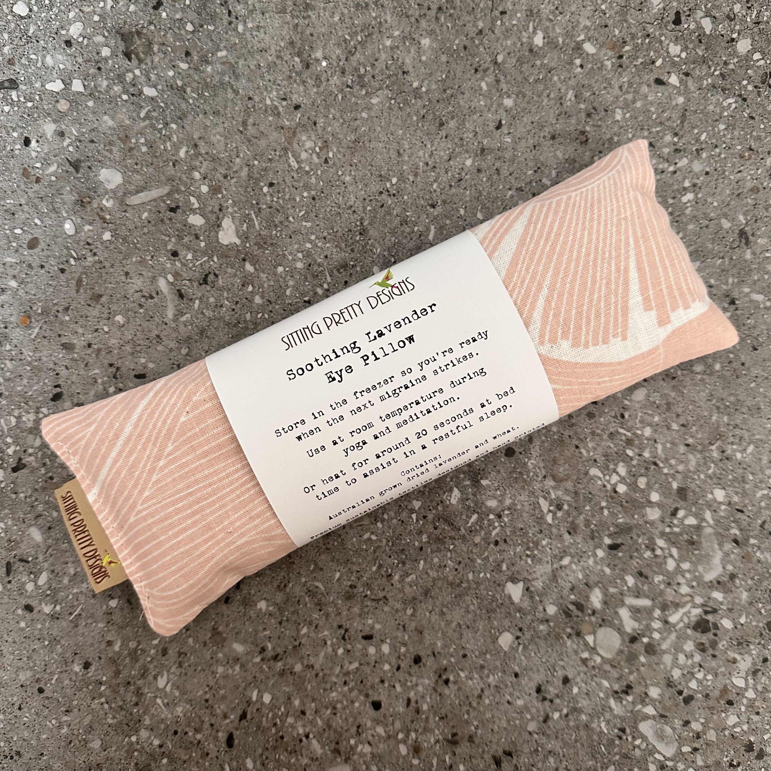 Gum Flower Eye Pillow - Saltbush - Image 2