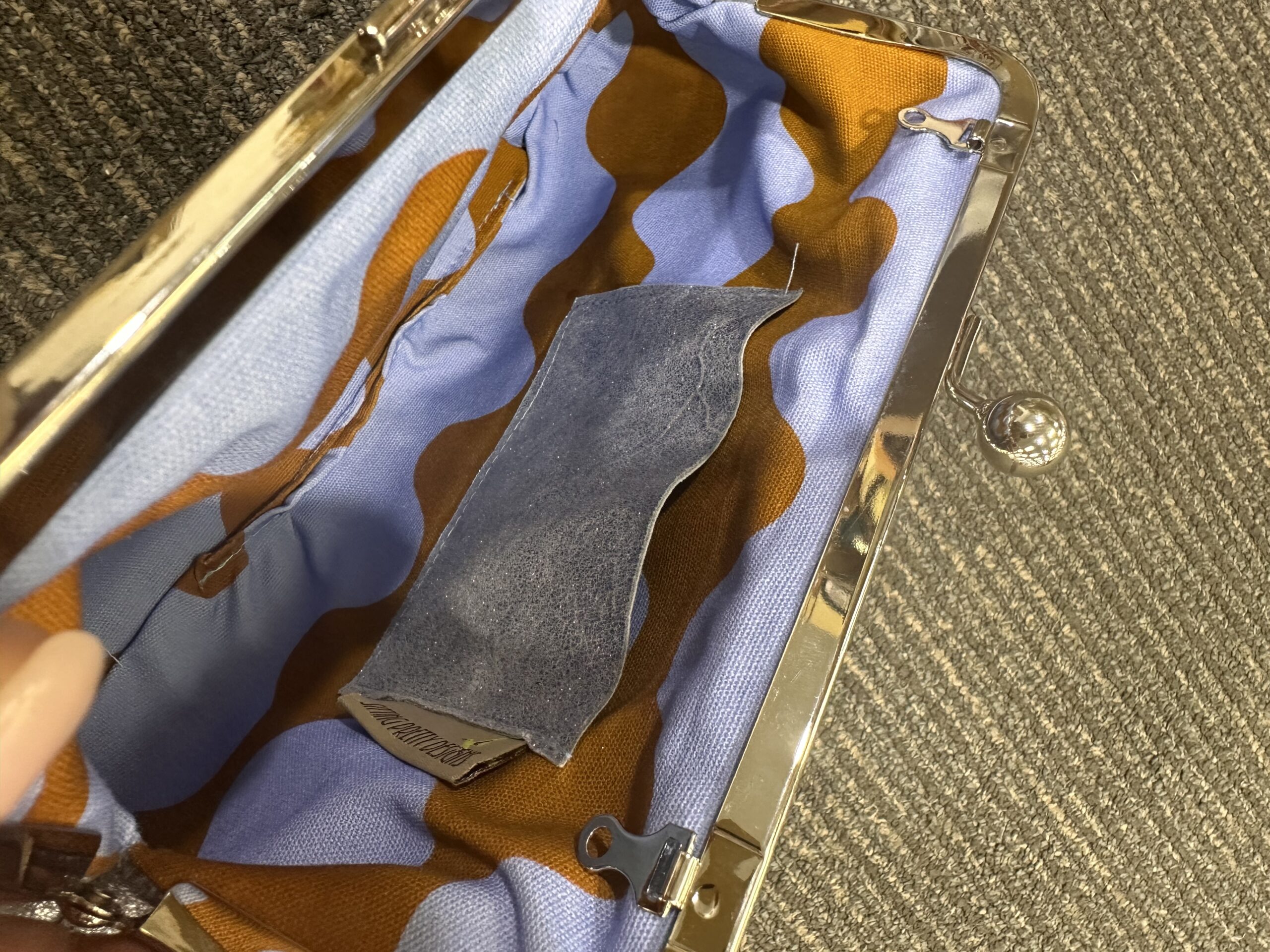 Razzle Dazzle Clutch - Blue Shimmer - Image 3