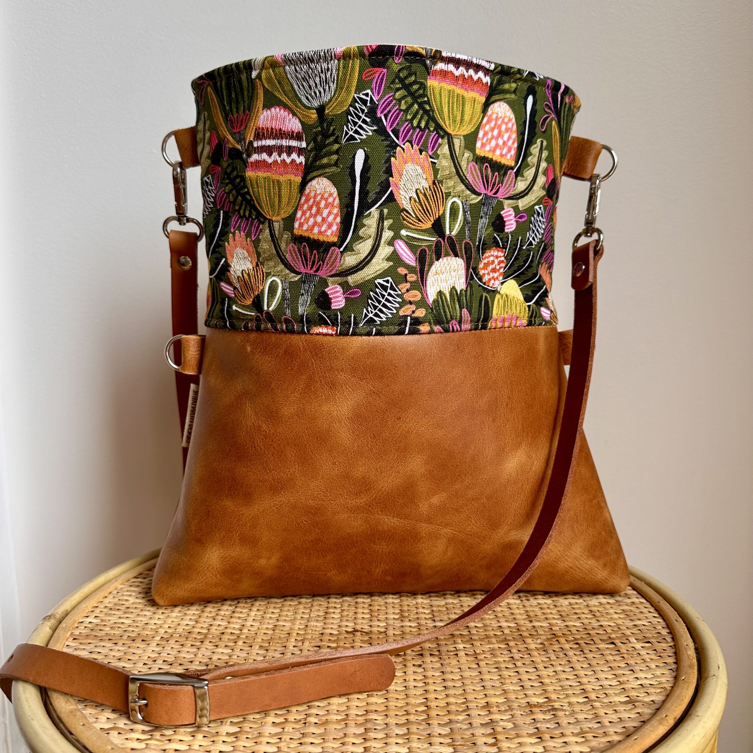 Kirsten Fold Over Bag - Waxy Tan - Image 4