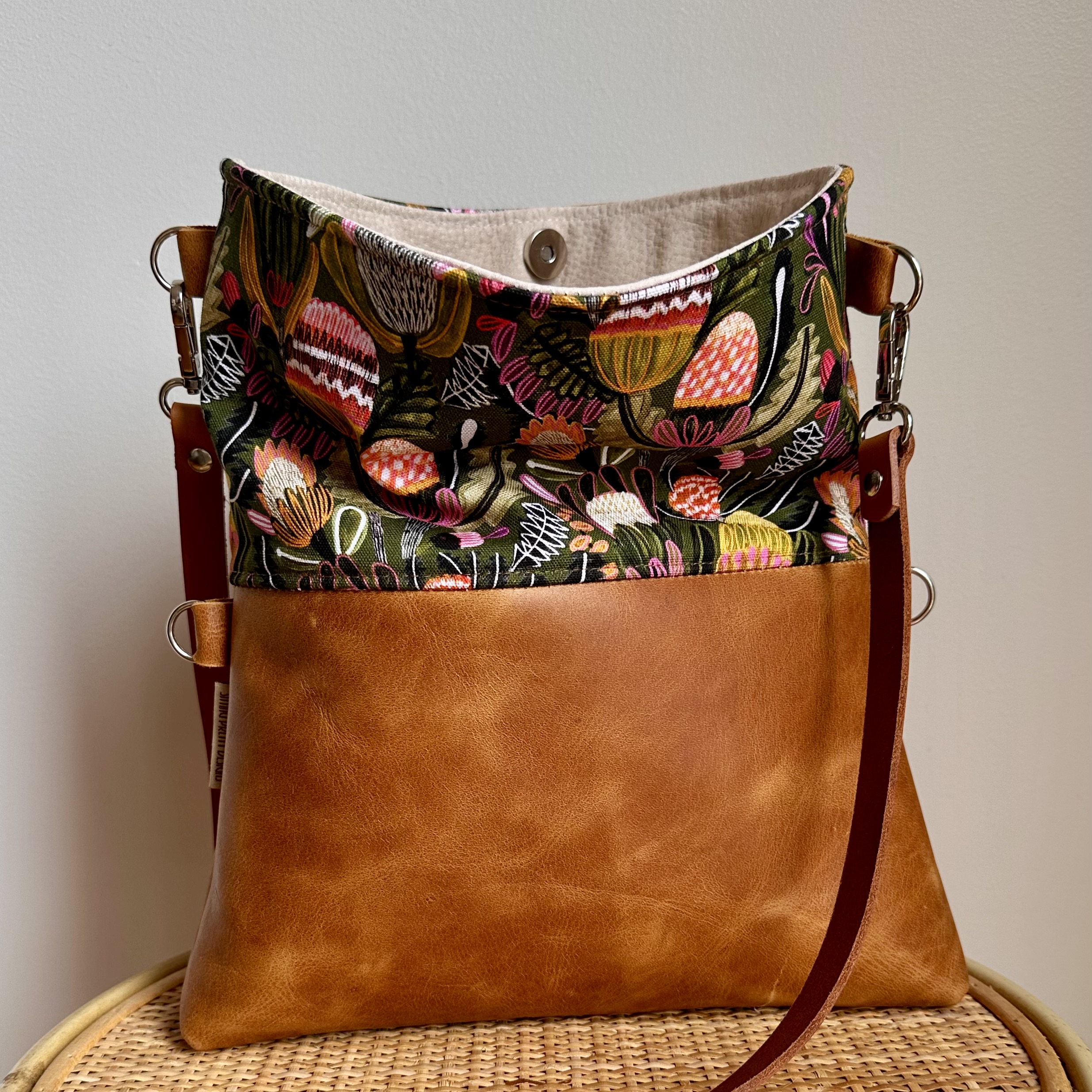 Kirsten Fold Over Bag - Waxy Tan - Image 2